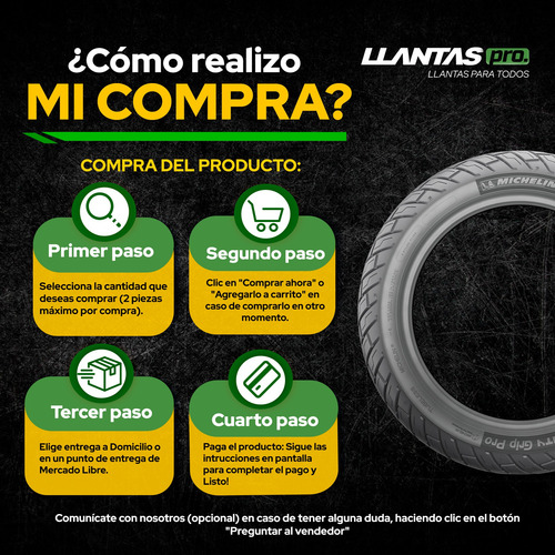 Combo Michelin Llanta Bici 700x23c Pro 4 Serv. Blk Ts 393350