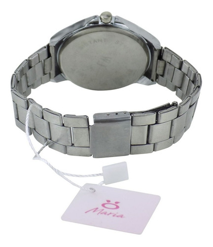 Relógio Feminino Original Em Aço Colar E Brinco Black Friday