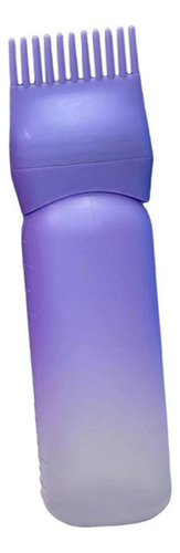 2 Botella Aplicadora Con Peine Para Raíces, Botella Violeta