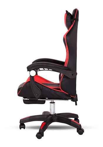 Imagen 5 de 10 de Silla Gaming Shooter Dw-sga001na Rotación 360° Rojo Daewoo