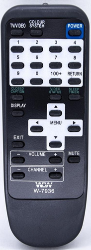 Controle Remoto P/ Tv Tubo Gradiente Wlw-7936