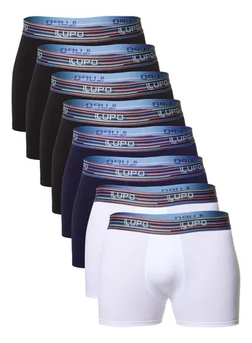 Kit Cueca Masculina 0523-966 Am Boxer 10 Peças Sortidas Lupo