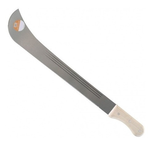 Machete Rozador 20  3 Canales Acero C/mango Madera Bellota