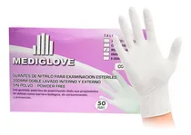 Comprar Guantes Estériles Libre De Látex De Nitrilo X50 Pares Medico