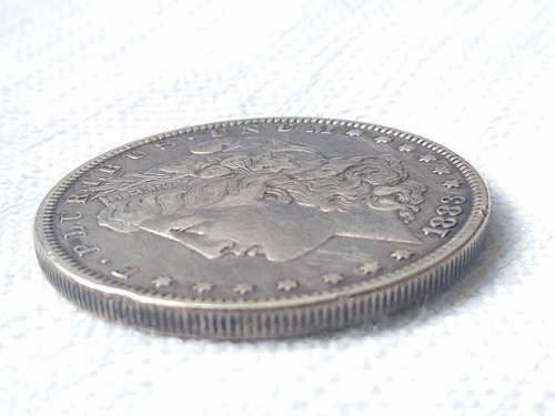Usa Dolar Morgan 1883 Plata Mb Silver Crown Dollar Antiguo (Usado)