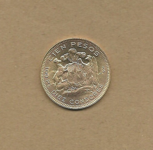 Imagen 2 de 2 de Joya Nacional: 100 Pesos Oro 1954 Xf Nb1852