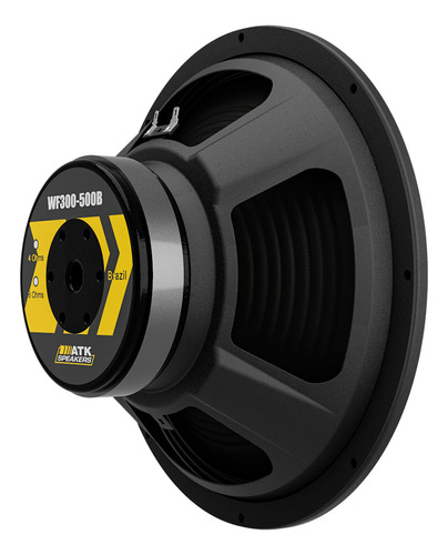 Kit 2 Alto-falantes 250w 12 Pol 4 Ohms Wf300500b4 Atk
