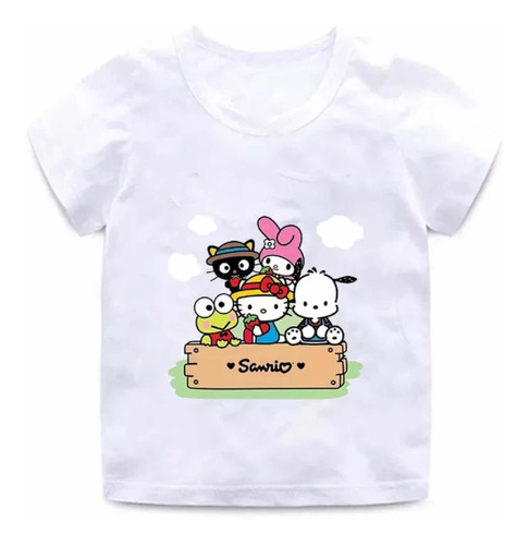 Polera Importada Hello Kitty Y Sus Amigos Talla 7