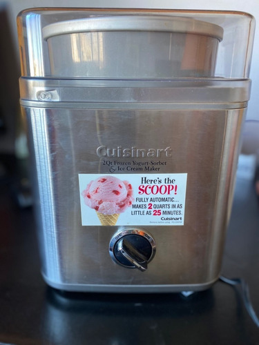 Maquina Helado/yogurt Cuisinart Ice-30bc - Se Retira Caba 
