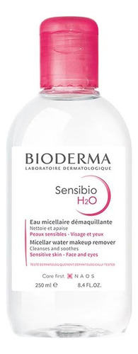 Água micelar demaquilante sensibio H2o 250ml Bioderma