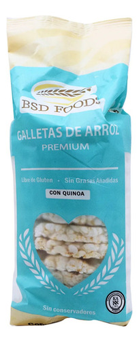 Rice Cakes Bsd Foods Quinoa 72g
