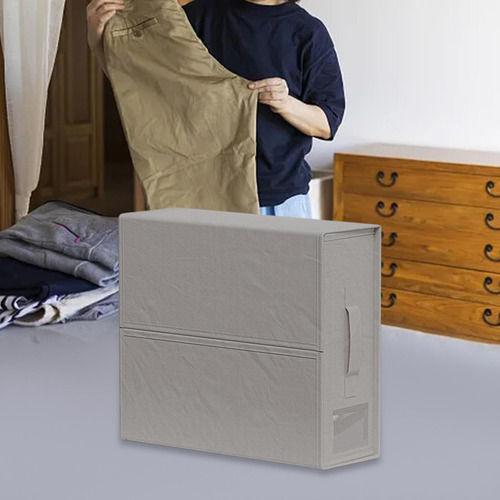 Organizador De Lençóis De Cama Caixa De Cinza