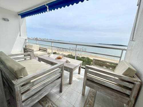 Alquiler Temporada Apartamento 1 Dormitorio Playa Mansa, Vista Al Mar!!