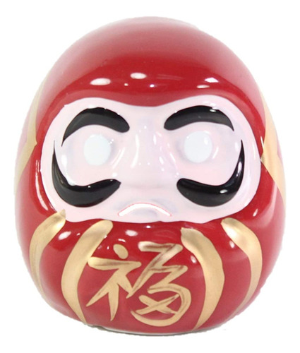 Mini Muñeca Daruma De Porcelana, 2 Pulgadas De Alto