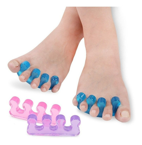 Imagem 8 de 10 de Espaçador Dedo Dedos Pé Mão Separador Manicure Pés Pedicure