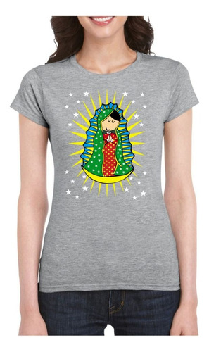 Hermosas Camisetas Virgen De Guadalupe Y Jesús En Algodón