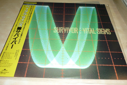 Survivor Vital Signs Vinilo Japon Obi Insert 10 Punt Jcd055