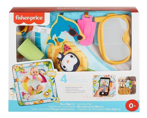 Imagen 2 de 6 de Mantita Fisher Price Diversion En La Alberca, Mattel Bestoys