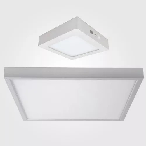  Lampara Panel Led 24w Cuadrada Luz Blanca 6500k Superficial