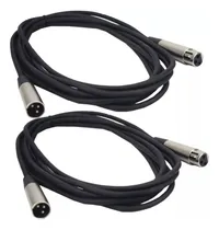 Comprar 2 Cable 8 Metros Xlr Dmx Jack Canon A Macho Canon Microfono