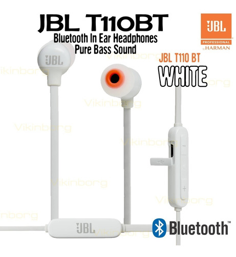 Audifonos Bluetooth Jbl T110bt Inalambrico Micro Manos Libre