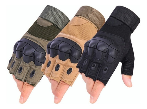 . Guantes Tácticos Militares Con Forma De Medio Dedo