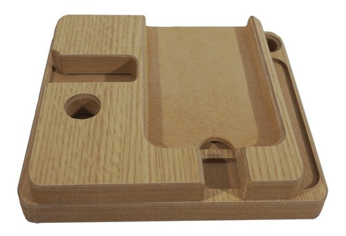 Imagen 7 de 10 de Organizador Base Celular Billetera Mesa Luz Oficina Regalo