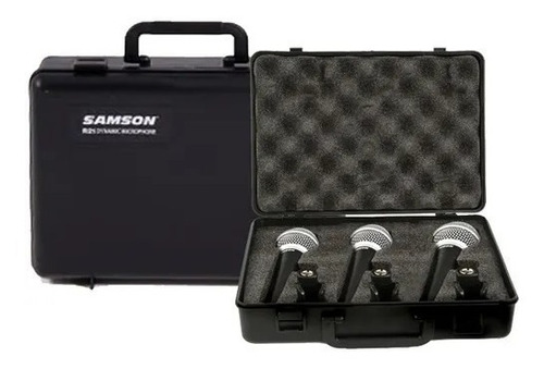 Kit De Microfonos Samson R21s Cardioide Dinamico