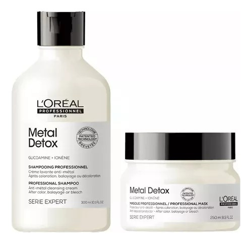 Combo Shampoo + Mascara Metal Detox Loreal