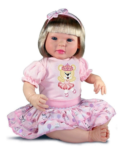 Boneca Bebê Diandra Chora E Balbucia Tipo Reborn - Sid Nyl