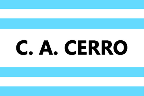 Bandera De Cerro Cosida Tela Gruesa Futbol 140x90cm Cerro Cerro