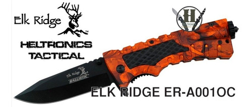 Navaja Semi Automatica Elk Ridge Er-a001oc Rompe Craneo