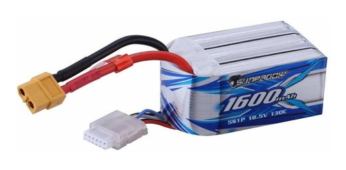 Bateria Lipo 18.5v 1600mah 130c 5s Xt60 Plug Sunpadow