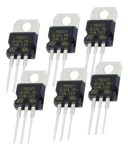 Seis Por Uno 6x1 Regulador De Voltaje Lm7805 5v