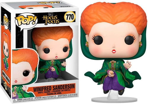 Funko Pop! Disney: Hocus Pocus - Winifred Flying, Multicolor