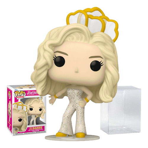 Funko Pop Barbie Disco 1445 Con Brillos Bailando Protector