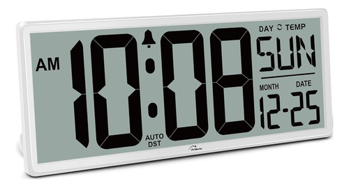 Wallarge 14.5'' Gran Batería De Reloj De Pared Digital Opera