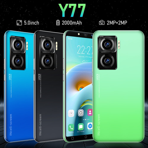 Smartphone Y77 De 6,3 Pulgadas, 5 Megapíxeles, Sistema Andro