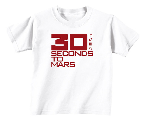 Remeras Infantiles 30 Seconds To Mars |de Hoy No Pasa| 3 V