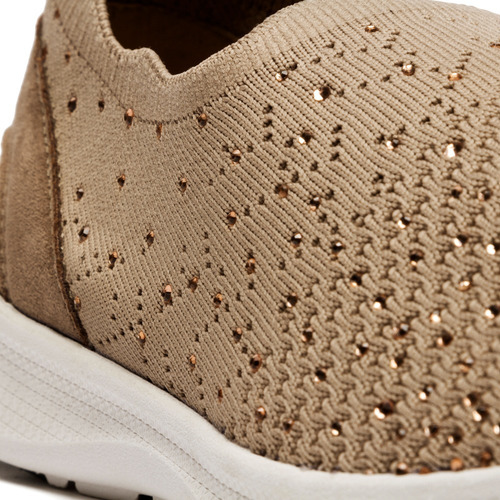 Imagen 3 de 6 de Calzado Tenis Flexi 101309 Beige Elástico Cómodo Ligero