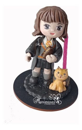 Cake Topper Harry Potter Vela Pastel Pasta Flexible