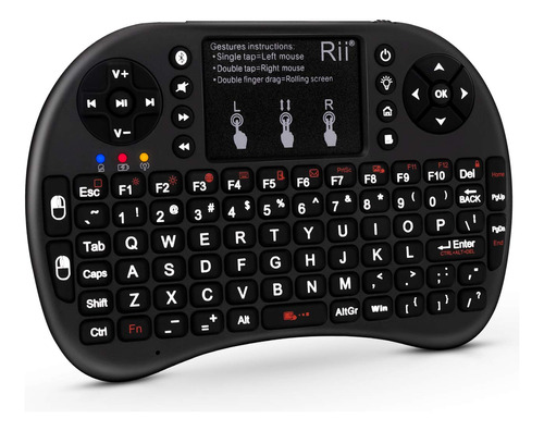 Rii Mini Teclado Inalambrico Bluetooth Panel Tactil Para +