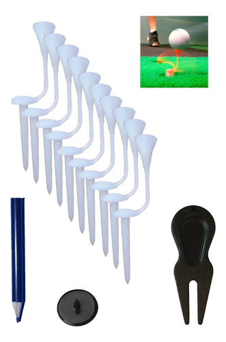 2 ?? Tees De Golf Flexibles En Pulgadas - Thewobler - 1...