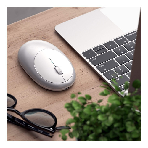 Imagen 5 de 5 de Mouse recargable Satechi M1 silver