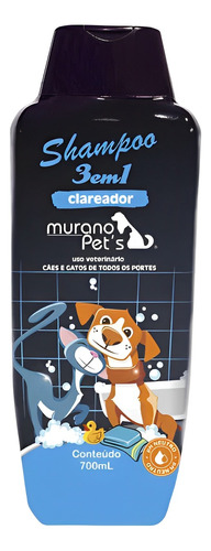 Shampoo Para Cães E Gatos Murano Pet's - 700ml