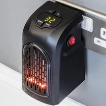 Comprar Mini Estufa Calefactor Caloventor Aire Caliente 400w C\u002Fremot Color Negro