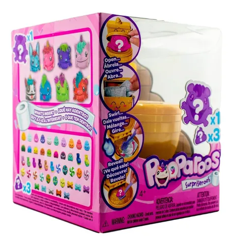 Pooparoos Surpriseros Pack 2 Piezas Amarillo Mattel