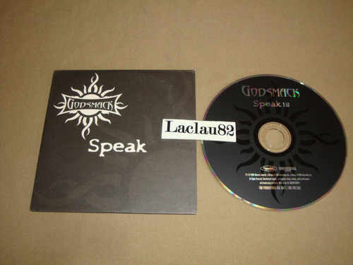 Gosdmack Speak 2006 Universal Cd Single Promo