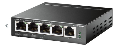 Switch Tp-link Tl-sg105mpe 5pt Gigabit 4pt Poe Admin