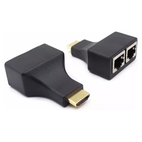 Imagen 1 de 3 de Adaptador Extensor Hdmi By Cat-5e/6 Hdmi Extender 30m